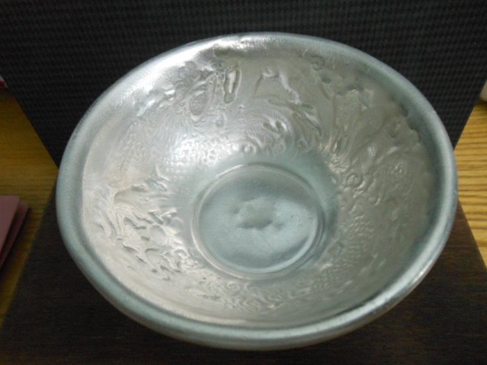 純銀碗(罕見)~厚實沉重手工製作老銀碗純銀杯-老款版順珠銀壺-E9