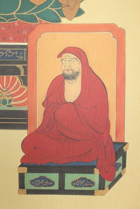 No5518掛軸釋迦三尊佛紙本紙箱佛教美術佛畫古美術免| Yahoo拍賣