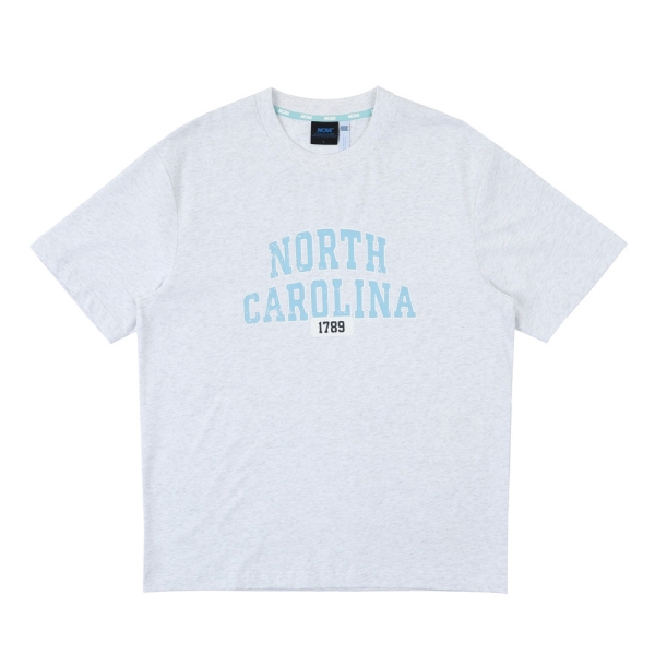 NCAA 短T 淺灰 UNC 排字T 短袖 中性 7625101711