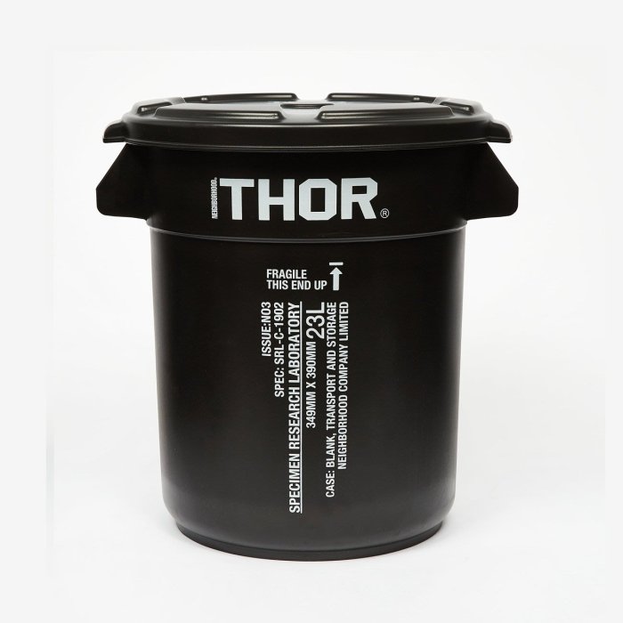 小物 NEIGHBORHOOD THOR P-ROUND CONTAINER MINI Neighborhood x Thor SRL Round Container Mini Black | END. (AU)