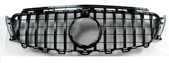 賓士 BENZ W213 水箱罩 GT款  直瀑式 E200 E250 E300 E350 水箱罩 16-20年 亮黑