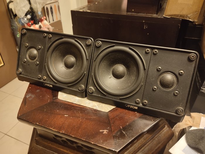 (老高巴萊)西德canton HC100 鋼砲一對/世上体積最小.表現最佳的喇叭之一