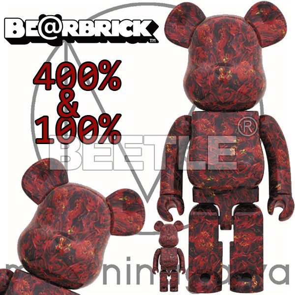 BEETLE BE@RBRICK 蜷川實花ROSE 紅玫瑰MIKA NINAGAWA 100 400% | Yahoo拍賣