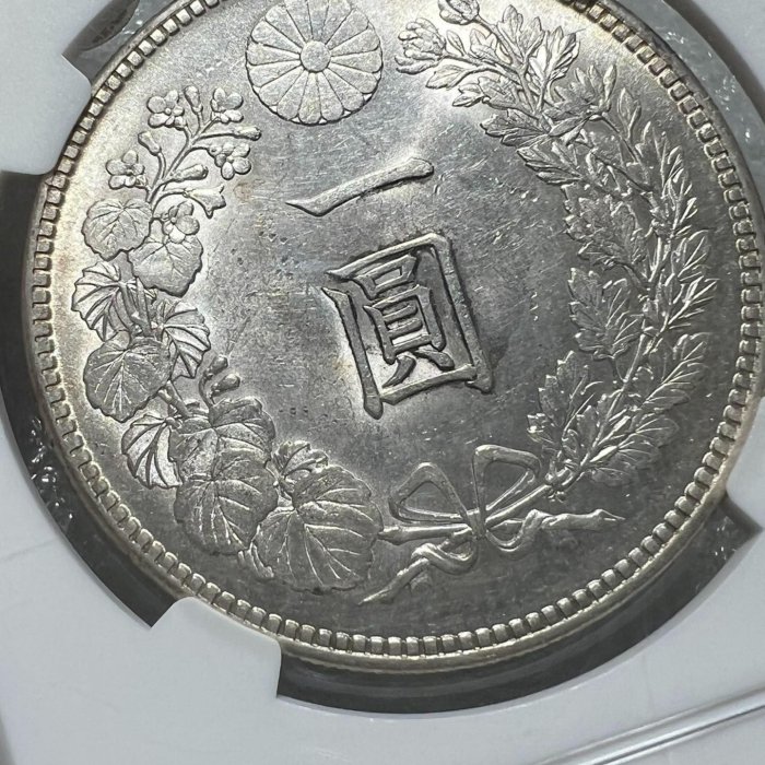 62 外国壹圓銀貨 NGC-MS62日本明治二十四年壹圓銀幣錢幣銀幣收藏【經典錢幣】-17299