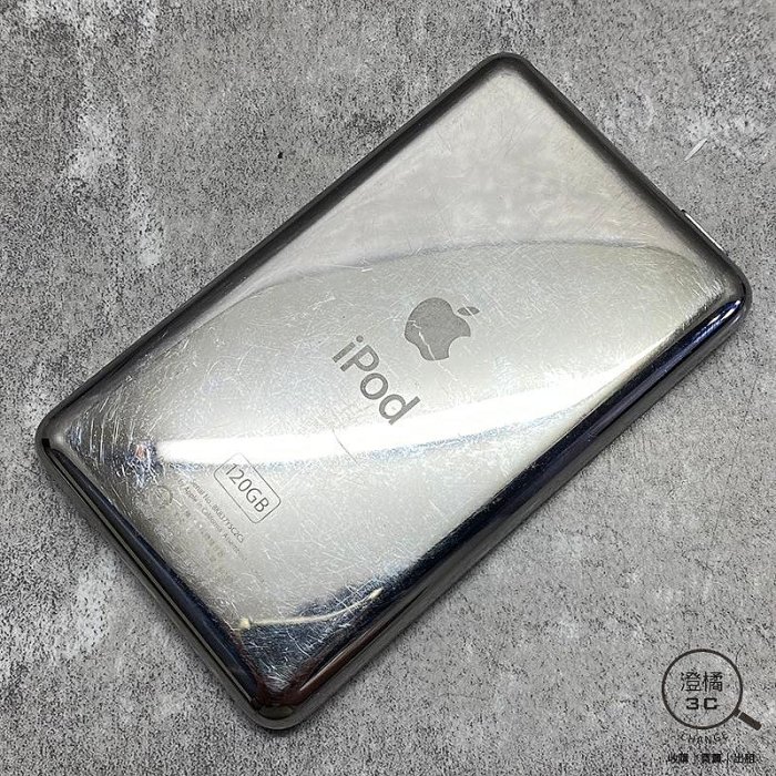 澄橘』Apple iPod Classic 120G A1238 銀《二手3C 無盒裝中古》A83683