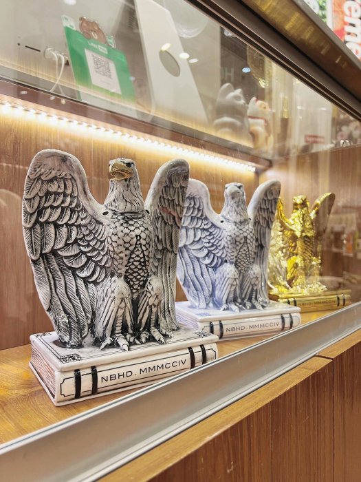 希望商店】NEIGHBORHOOD EG INCENSE CHAMBER.CE 22AW 鍍金老鷹
