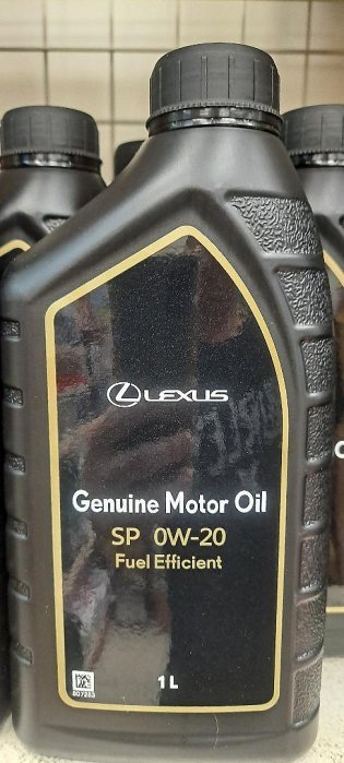 ☆採油館☆整箱下標2025年最新版TOYOTA和泰LEXUS 正廠0W20 SP/GF-6A全