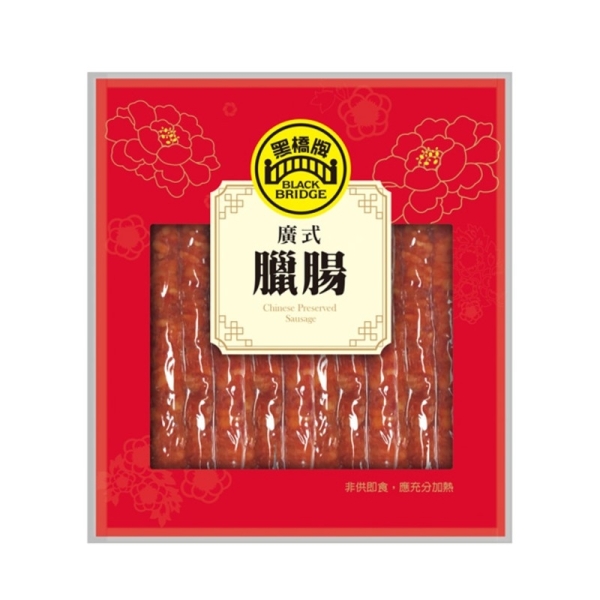 【黑橋牌】一斤廣式臘腸－真空包(常溫)