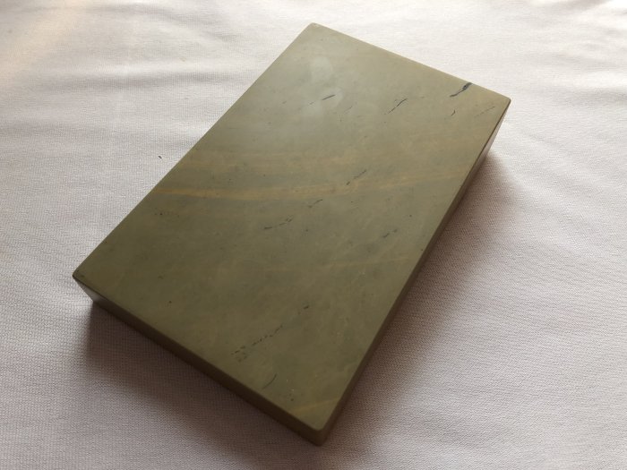 藏書樓】端硯(綠端，山水門字硯) | Yahoo拍賣
