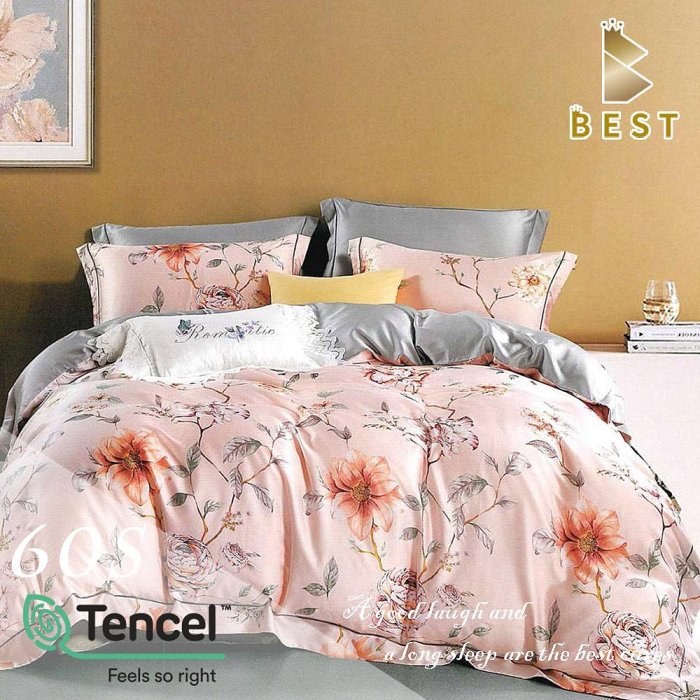 【BEST寢飾】60支100%天絲兩用被床包組 草尖上的露 雙人 加大 特大 TENCEL 天絲 床包 床罩