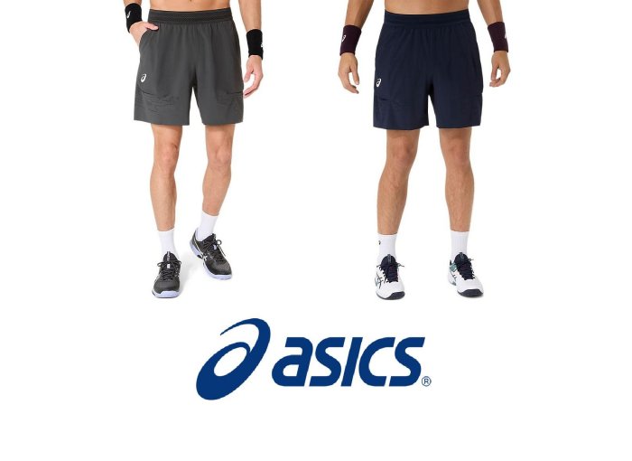 【曼森體育】ASICS 亞瑟士 7吋 平織短褲 男款 ACTIBREEZE 美網 海外版 網球短褲 2041A344 短褲 兩色