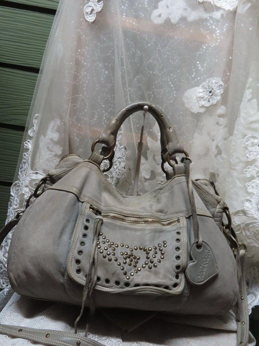 MONI MONI皮革肩背斜背包