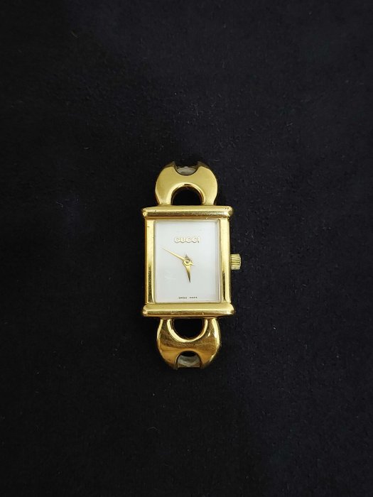 瑞士製 Gucci 1800L 簡約 無曆 雙針 太妃針 古著 腕錶 手錶