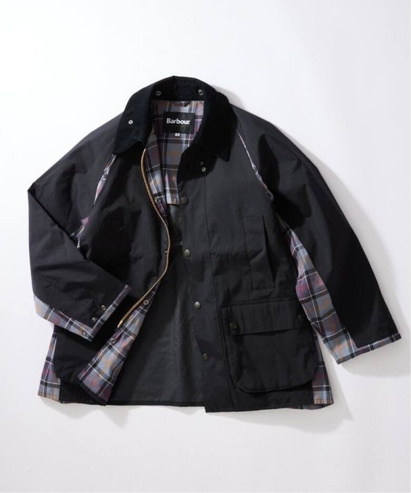 【BARBOUR×YOKE×JS】BROKEN BEAUFORT BARBOUR x YOKE x JS BROKEN BEAUFORT 側邊格紋夾克外套。太陽選