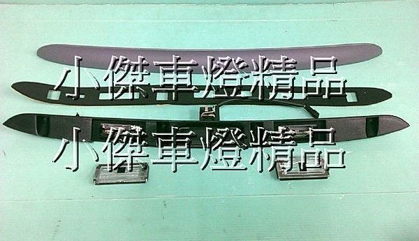 》傑暘國際車身部品《全新BMW原廠零件E46 98-01年後牌照板含牌照燈+後箱蓋飾條