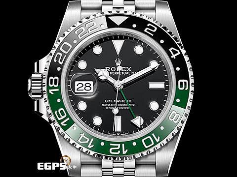 【永生流當品】2025年 勞力士 GMT-Master II  126720 VTNR 綠黑框 雪碧 左冠 LAG7349
