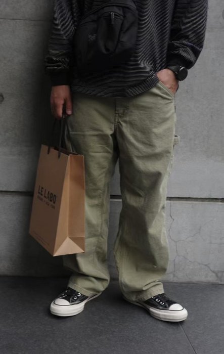 希望商店】NEIGHBORHOOD DUCK PAINTER PANTS 24AW 水洗小破壞伐木褲