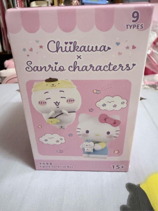 全新 拆盒未拆袋miniso 名創優品 chiikawa 吉伊卡哇 三麗鷗 聯名 盲盒 公仔 確認款 小桃飛鼠