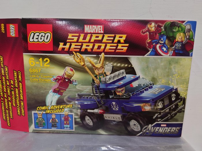LEGO 樂高 MARVEL 漫威超級英雄系列 6867 Loko's Cosmic Cube Escape 洛基的宇宙魔方逃亡