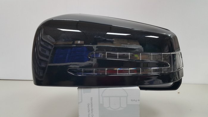 W204 S204 08- 後視鏡 照後鏡 角燈 外殼+方向燈 開叉 (左邊駕駛座) (黑色) 2128101164