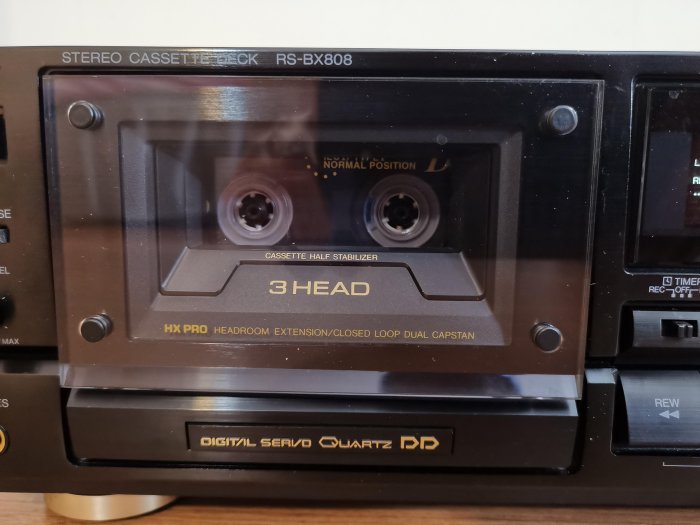 稀有松下Panasonic直驅DD三磁頭卡式錄音座日本製造RS-BX808(成交送十片