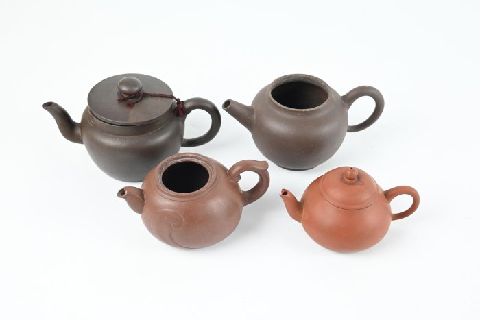 茶壺 uk100g，純銀泡茶壺花鳥雕金（小）約0.1L, 銀壺