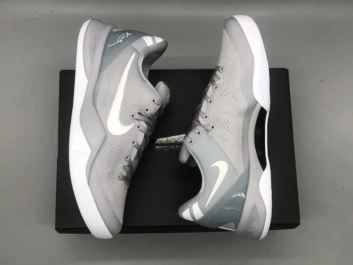 シューズ(男性用) Nike Kobe 8 Protro \"Wolf Grey\" Nike Kobe 8 Protro Wolf Grey Men's - HF9550-002 - US