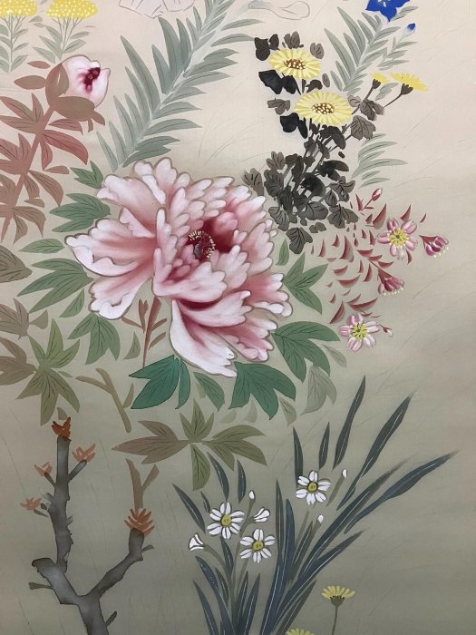 花鳥圖3 嚴選民國時期《花鳥畫》國畫精品字畫，絹本藝術品尺寸825071103