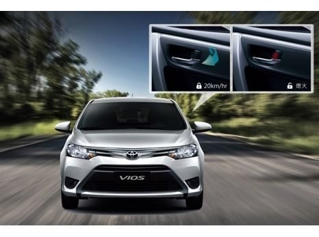 (逸軒自動車)TOYOTA VIOS 速控上鎖系統 20Km/hr自動上鎖