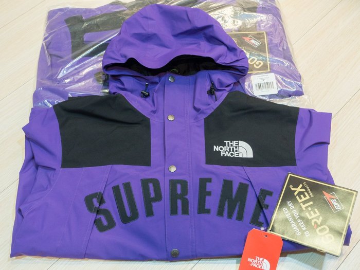 Supreme The North Face Arc Logo Mountain Jacket Gore-Tex 紫| Yahoo拍賣