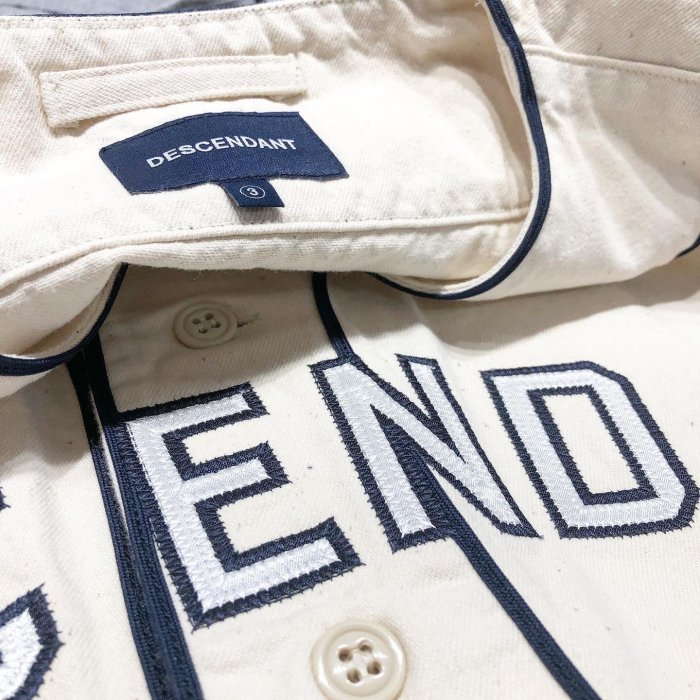 希望商店】DESCENDANT BLEEK B.B SS SHIRT 20SS 刺繡短袖棒球衫| Yahoo拍賣