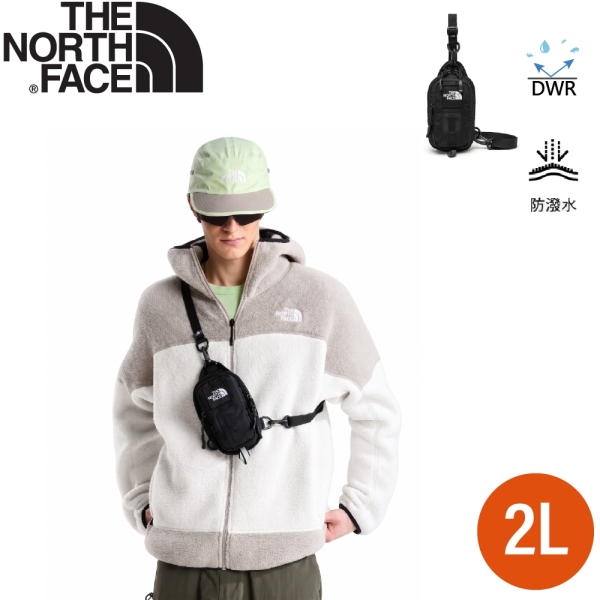 【The North Face 美國 HOT SHOT 迷你單肩背提包/手機包《黑》】8JCG/DWR防潑/輕量/戶外