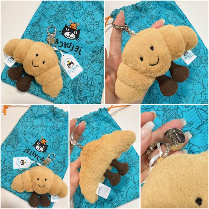 ＊日式雜貨館＊限量款 英國限定 新春系列 jelly cat 巧克力蛋糕+藍色禮盒套組 精緻禮盒組