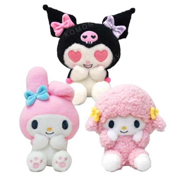 小禮堂 Sanrio 三麗鷗 絨毛玩偶娃娃 S (Netflix原創動畫 My Melody & Kuromi)