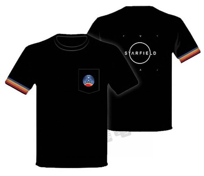 微軟 XBOX 360 ONE SERIES 星空 STARFIELD 衣服 上衣 T恤 TSHIRT【台中恐龍電玩】