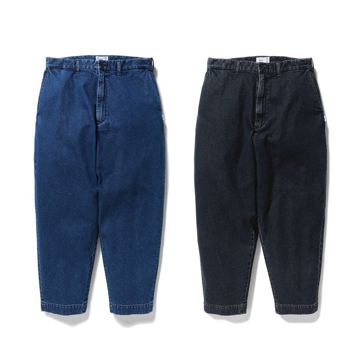 【美品】WTAPS UNION/TROUSERS/COTTON.DENIM XL 希望商店】WTAPS UNION TROUSERS COTTON.DENIM 22AW 錐型寬鬆