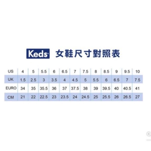Keds Shoe Size Chart Keds Size Women's Sneakers Us Women'
