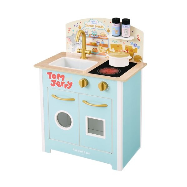 Teamson Tom and Jerry 小廚師波爾多木製家家酒兒童廚房玩具 湯姆與傑利 扮家家酒玩具