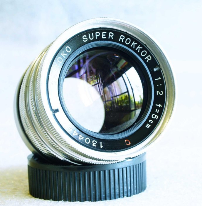 悠悠山河】收藏級千代田光學Chiyoko Super Rokkor 5cm F2 50mm 紅C L39