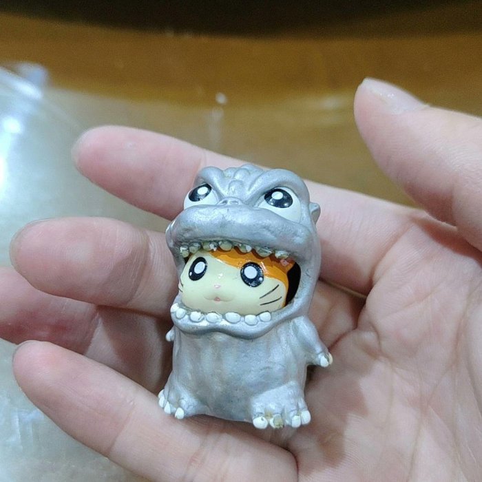 2001年哥吉拉Keychain嚴選金色鑰匙圈2個裝 小學館收藏 銀色款 哥吉拉 Keychain 金屬 銀色款 鍵扣