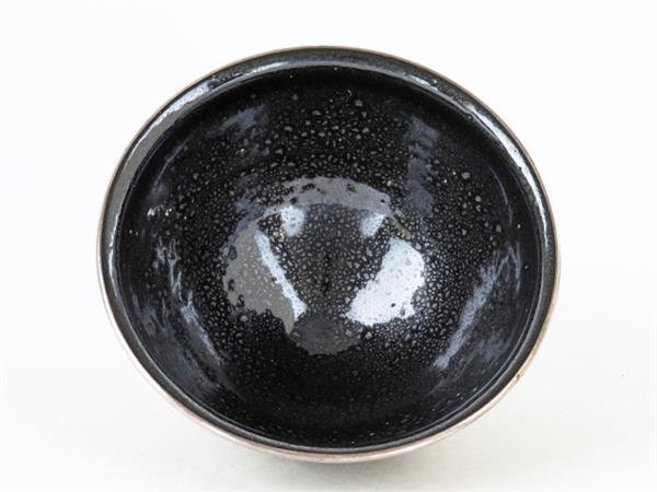 日本--橋本永豊造縁金具油滴天目茶碗| Yahoo拍賣