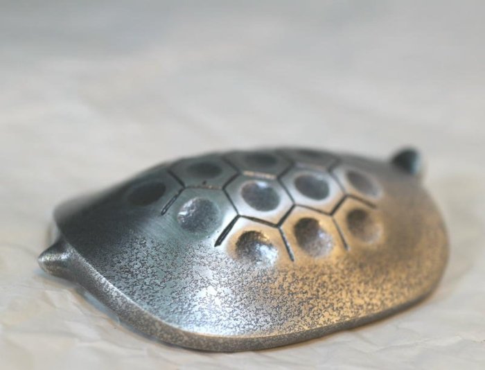 NAGAE~日本製造~高岡銅器~103-08~龜~烏龜~文鎮~紙鎮~銅製~馬場忠實~超