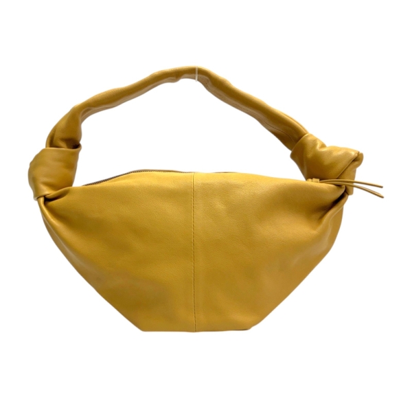 BOTTEGA VENETA BV 寶緹嘉 黃色 羊皮 Double Knot 手提包 629635 【二手名牌BRAND OFF】