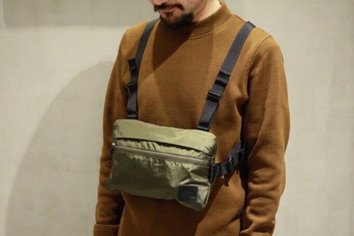 THE NORTH FACE PURPLE LABEL Nylon Ripstop Chest Rig（軍綠色售出