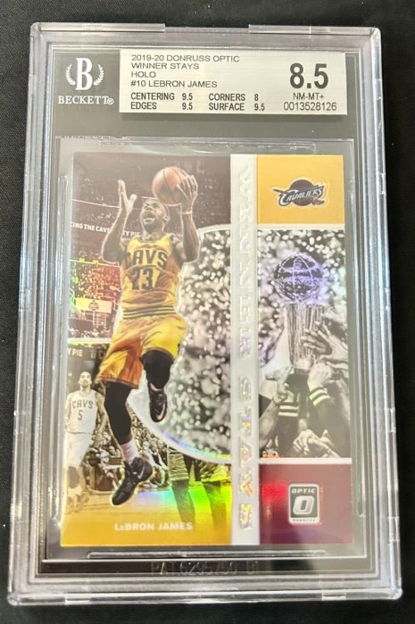 詹皇 lebron james 天之驕子 將登機歷史上得分王 BGS8.5  三項9.5 可重新鑑定 亮晶晶