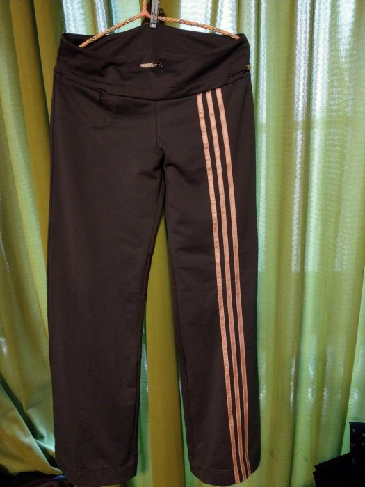 名牌adidas灰色運動薄長褲