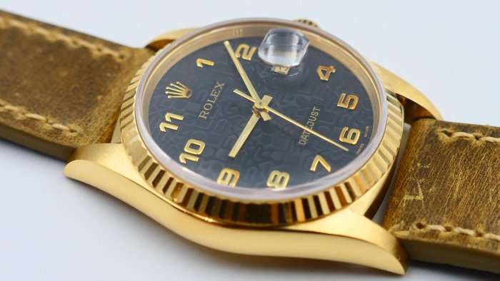 【美好時光】ROLEX勞力士16238全金DJ罕見黑色電腦面!超帥霸氣的黑金配! ( 18038 18238參考)