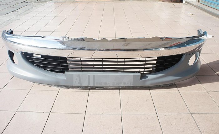 ~~ADT.車材.車材~~寶獅 PEUGEOT 206 S16  前保桿+前保電鍍飾板+通風網