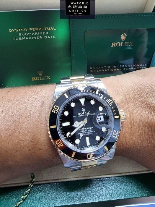 Rolex 勞力士 黑水鬼 黑面 半金 41MM 3235 126613LN 22.03 116613