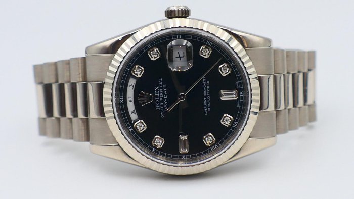 【美好時光】ROLEX勞力士 118239原裝黑面十鑽(大顆鑽石)釋出!單錶一只RSC驗證完成( 18239 128239參考)